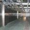 carcass chilling room during installation in sheep slaughterhouse