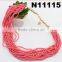 beautiful handmade beaded statement necklace beaded jewelry