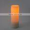 3x8 Battery operated tall size outdoor flicker pillar led candle