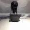 Fiberglass display head black head with shoulder hang scarves and shawls to display