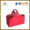 Color assorted high quality kinds leather picnic basket