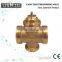 Male thread,3 Way Valve Operated By Electric Actuator