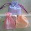 high quality cotton tea packing bag with drawstring