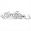 Zinc Alloy Charms Cruise Ship Charms 3 Dimensional Pendants for Bracelet