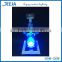 LED Battery Powered Rechargeable Cystal Glass Vass Light Base For Hookah