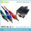Hot Sell,High Quality Cable, Rca to Vga Male To Male 15 Pin converter