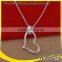 heart model 925 sterling silver jewelry wholesale necklace                        
                                                Quality Choice