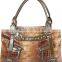 Best design animail print ladies handbags