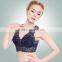Lace sport bra with removable pad bra