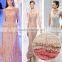 The most beautiful design crochet lace fabric material for making dresses/Fancy fabric for party and fashion show