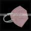 Pink Spunlace Nonwoven Fabric C-shape Protective Face Mask With Valve