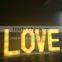 Remote Control LED Acrylic Light Up Light Letters For Sign