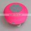 Creative portable wireless mini waterproof bluetooth speaker/sucker waterproof speaker