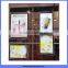 China supplier manufacture high technology clear acrylic frame with magnets