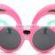 Wholesale funny promotional cheap plastic animal rabbit shape children/child/baby/kids foliding sunglasses eyeglass eyewear