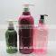 250ml 500ml 750ml plastic material PET bottle for shampoo use