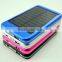 2015 new customized slim solar energy power bank 5000 Mah portable fast charging powerbank