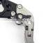 Motorcycle adjustable handle brake clutch lever