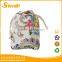 promotional cotton change pocket Storage bags drawstring gift bags