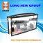 Elegant Black Edge with Zipper Travel PVC Transparent Clear Makeup Cosmetic Bag