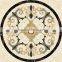 big round medallion craving marble 5mm marble tile