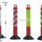 800mm flexible traffic warning post with rubber bottom