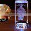 3D clear crystal cube with Baymax