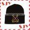 Fold Up Men's Beanie Hat Embroidery Winter Warm Hat