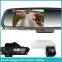 AK2043LAP4 4.3inch auto dimming and display reverse BiBi sound radar detector germid car rearview mirror