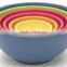 colorful melamine bowl sets