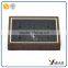 High quality luxury Customized triangle cylinder grey velvet ring tray for jewelry shop exhibition