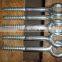 Factory Supply Scaffolding Screw Eye Bolt Welded Eye Bolt Zinc&clear Cr3