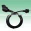 European style ip44 extension cord/rubber waterproof extension leads