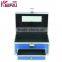 Popular Lady Aluminum Frame ABS Travel Portable Jewelry Cases With Mirror