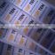 OEM private usages printing foil paper label self-adhesive stickers