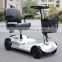 Cheaper price 4 wheels travel electric mobility scooter foldable easy carrying knee walker