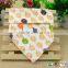 Triangle Baby Bibs Organic Gots Premium Cotton Velvet Drool Towel Wipe