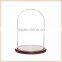 Hot selling glass bell cloche jar dome with low price