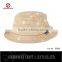 White Cotton Bucket hat with Skull