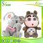 New design emulational plush bull football mascot toys
