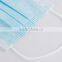 Medical disposable nonwoven face mask with earloop / tiers with 3ply (Nonwoven face mask-D)