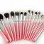 15pcs Pro Makeup Brushes Set Powder Foundation Eyeshadow Eyeliner Lip Brush Kits