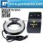 144 LED Microscope Camera Ring Light (4 zone control 61mm Max Dia)