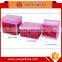 sweet pink mini storage box case set of 3