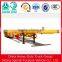 3 axles 20ft gooseneck skeleton semi trailer/40ft container trailer chassis for sale
