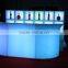 YiGui fashionable combined plastic base led illuminated bar furniture