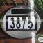 Stainless Steel OVAL Solar Address (House Number) Light