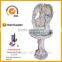 Polyresin garden water fountain with angel for home decor