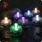 flower shaped mini cr2032 operated submersible tea light