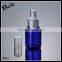 hot selling cosmetic toner fragrance perfume 2017 hot new products blue empty 50ml plastic spray bottle wholesale
